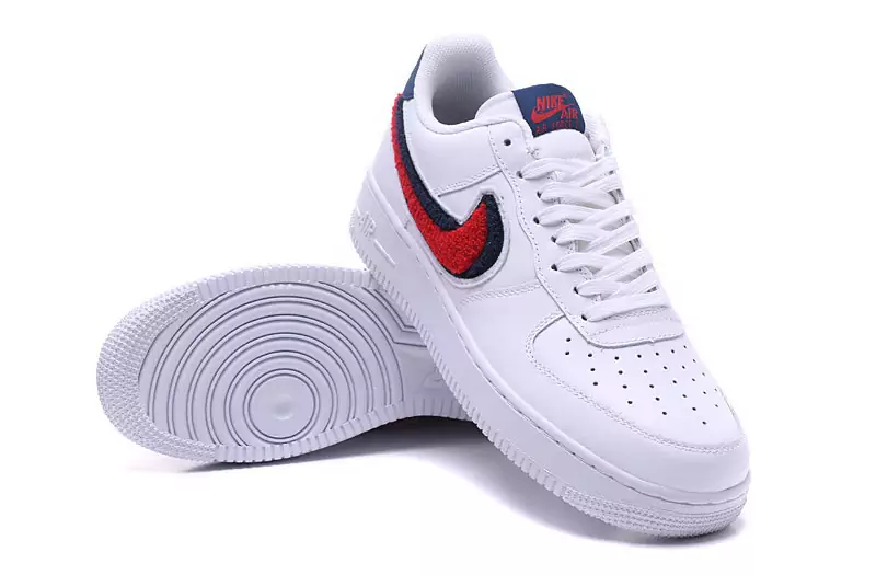 nike air force 1 amazon 07 lv8 white blue void university red